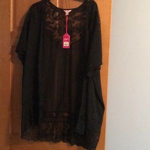 Candies black lace jacket
